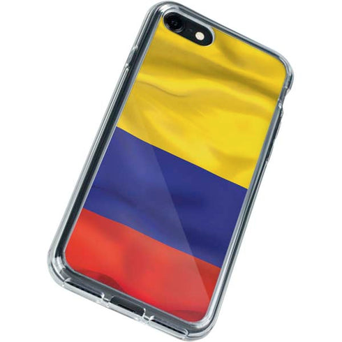 Colombia Flag iPhone SE (2nd & 3rd Gen) Clear Case